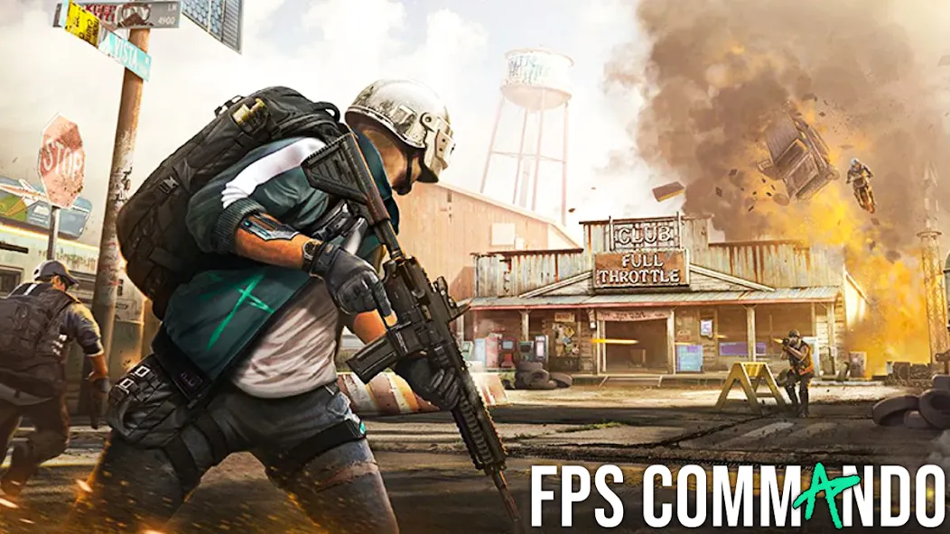 FPS Commando Shooter Games (ФПС Коммандо Шутер Игры) МОД/Взлом [Все открыто, Дополнительные деньги и Меню MOD] Screenshot 5
