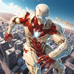 Скачать Super hero Flying iron jet man Взлом (много денег) на Андроид бесплатно