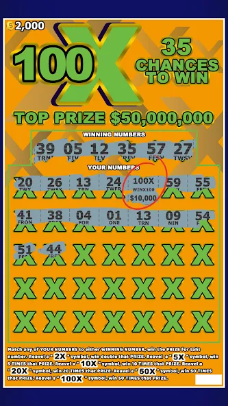 Lottery Scratchers Ticket Off (Лотерейный билет на ободрителейскретчи) МОД/Взлом [Деньги, Монеты и Меню MOD] Screenshot 1