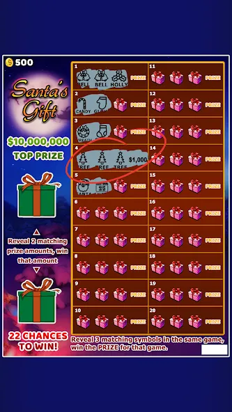 Lottery Scratchers Ticket Off (Лотерейный билет на ободрителейскретчи) МОД/Взлом [Деньги, Монеты и Меню MOD] Screenshot 3