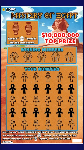 Lottery Scratchers Ticket Off (Лотерейный билет на ободрителейскретчи) МОД/Взлом [Деньги, Монеты и Меню MOD] Screenshot 5