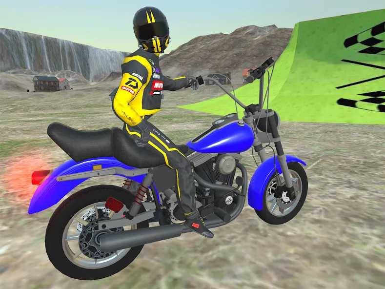 Moto bike Driving: Mega Ramp МОД/Взлом [Деньги, Монеты и Меню MOD] Screenshot 1