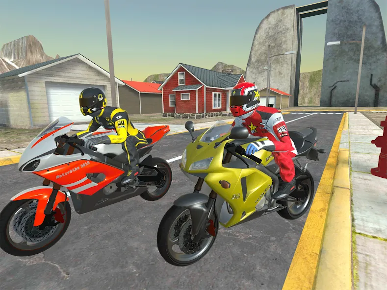 Moto bike Driving: Mega Ramp МОД/Взлом [Деньги, Монеты и Меню MOD] Screenshot 2