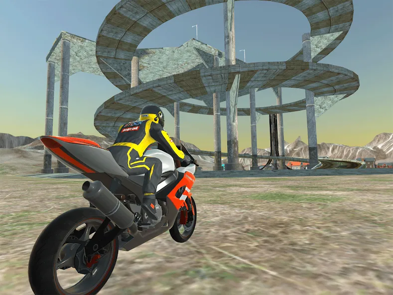 Moto bike Driving: Mega Ramp МОД/Взлом [Деньги, Монеты и Меню MOD] Screenshot 3