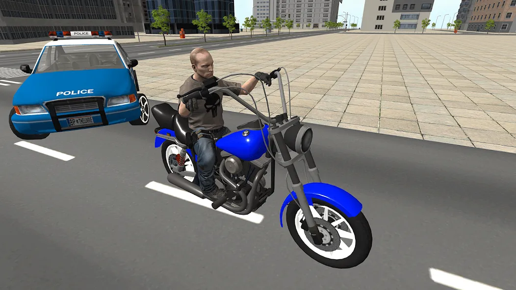 Bike Driving: Police Chase МОД/Взлом [Бесконечные деньги, Монеты и Мега MOD] Screenshot 3