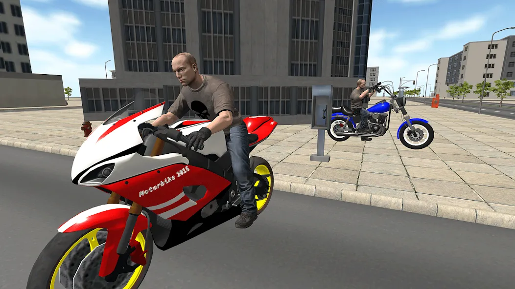 Bike Driving: Police Chase МОД/Взлом [Бесконечные деньги, Монеты и Мега MOD] Screenshot 4