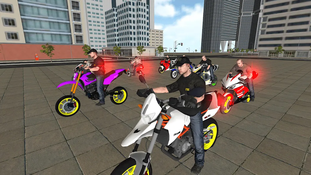 Bike Driving: Police Chase МОД/Взлом [Бесконечные деньги, Монеты и Мега MOD] Screenshot 5
