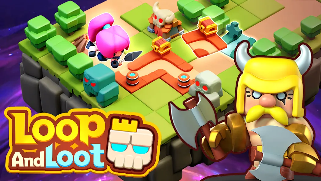 Loop & Loot™: Merge RPG (Покет Квест) МОД/Взлом [Бесконечные деньги, Монеты и Мега MOD] Screenshot 1