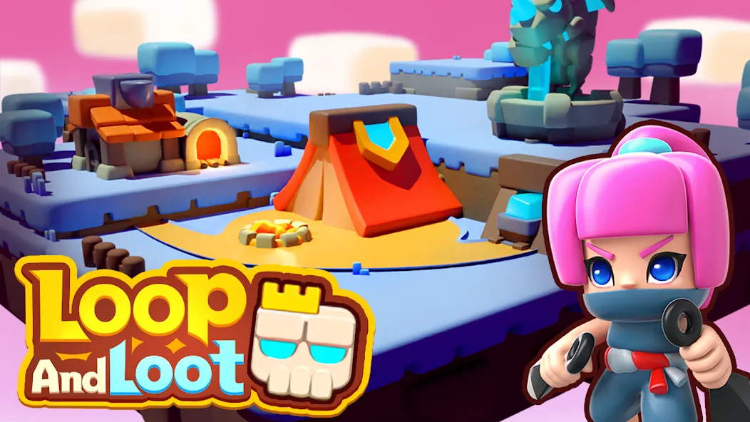 Loop & Loot™: Merge RPG (Покет Квест) МОД/Взлом [Бесконечные деньги, Монеты и Мега MOD] Screenshot 2