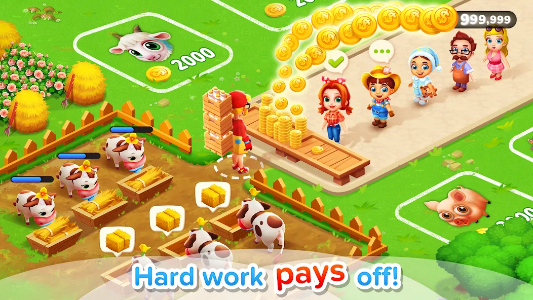 Family Farm Seaside МОД/Взлом [Бесконечные деньги, Монеты и Мега MOD] Screenshot 3
