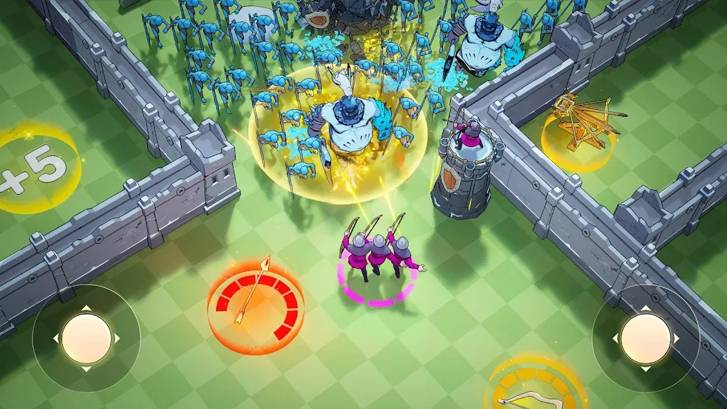 Frost & Flame: King of Avalon МОД/Взлом [Меню, Бесконечные монеты и Открытые уровни] Screenshot 4