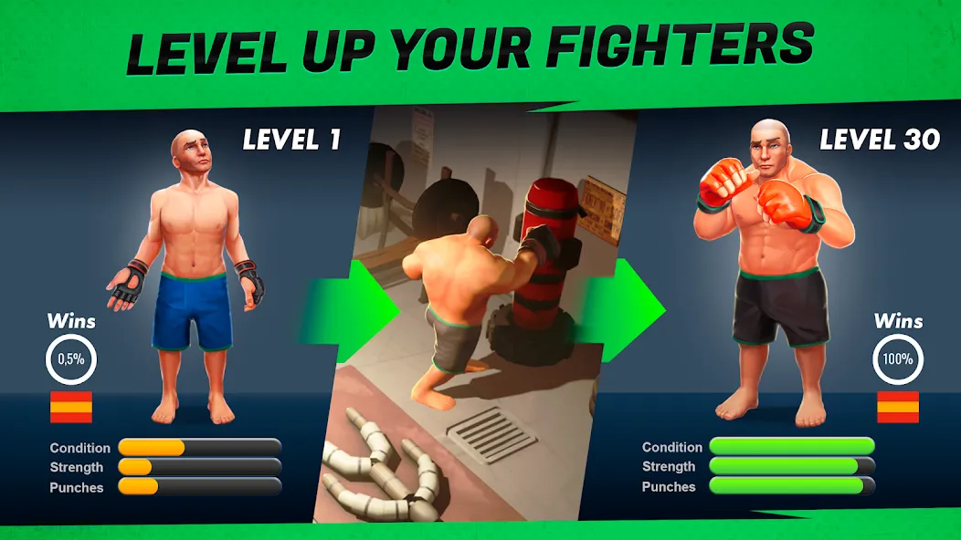 MMA Manager 2: Ultimate Fight (ММА Менеджер 2) МОД/Взлом [Бесконечные деньги, Монеты и Мега MOD] Screenshot 2