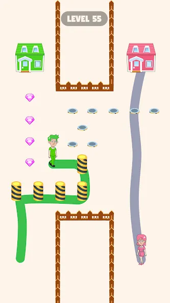 Draw To Home (Дроу Ту Хоум) МОД/Взлом [Все открыто, Дополнительные деньги и Меню MOD] Screenshot 3