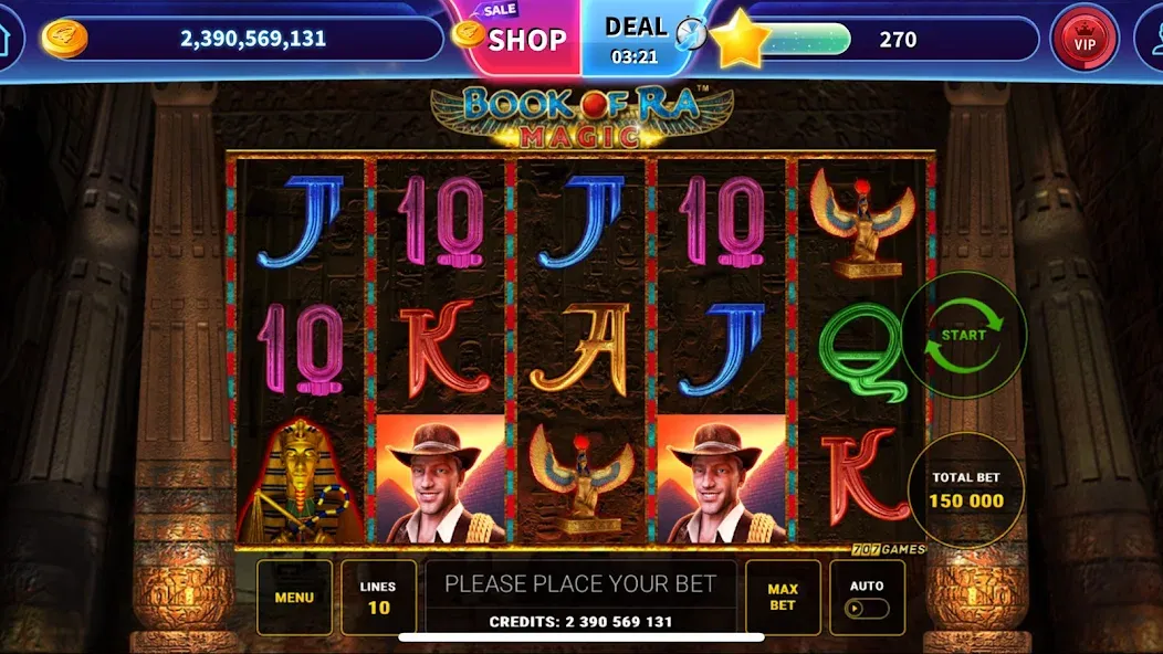 Book of Ra™ Deluxe Slot (Бук оф Ра Делюкс Слот) МОД/Взлом [Деньги, Монеты и Меню MOD] Screenshot 5
