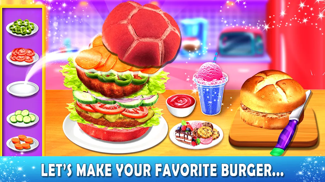 Lunch Box cooking Games 2023 (ШКОЛЬНЫЙ ОБЕД ПРИГОТОВЛЕНИЕ ПИЩИ Создание поваров) МОД/Взлом [Много денег, Монет и Все открыто] Screenshot 2