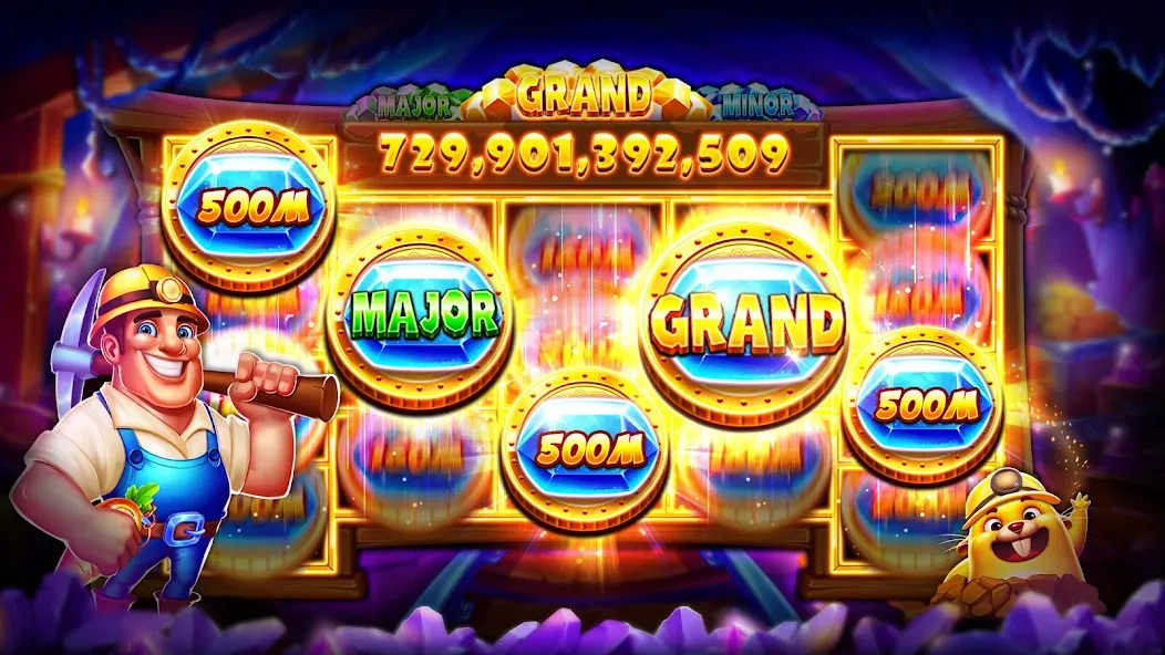 Jackpot Wins - Slots Casino (Джекпот Винс) МОД/Взлом [Бесконечные деньги, Монеты и Мега MOD] Screenshot 2