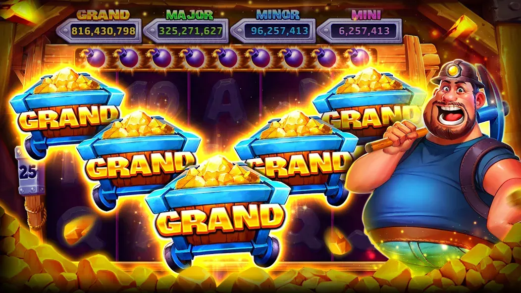 Jackpot Wins - Slots Casino (Джекпот Винс) МОД/Взлом [Бесконечные деньги, Монеты и Мега MOD] Screenshot 5