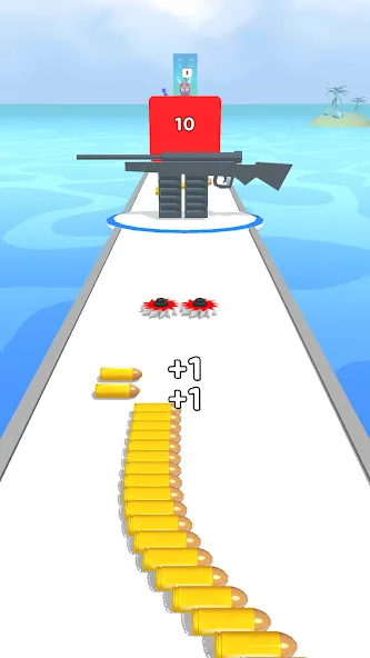 Bullet Stack (Буллет Стэк) МОД/Взлом [Меню, Бесконечные монеты и Открытые уровни] Screenshot 2