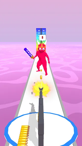 Bullet Stack (Буллет Стэк) МОД/Взлом [Меню, Бесконечные монеты и Открытые уровни] Screenshot 3