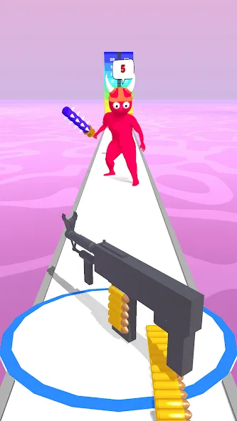 Bullet Stack (Буллет Стэк) МОД/Взлом [Меню, Бесконечные монеты и Открытые уровни] Screenshot 5