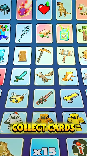 Craft Battle: Card Fight (Крафт Баттл) МОД/Взлом [Много денег, Монет и Все открыто] Screenshot 3