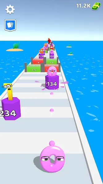 Merge Number Run (Мрдж Намбер Ран) МОД/Взлом [Много денег, Монет и Все открыто] Screenshot 1