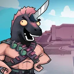 Скачать Fury Wars online shooter games Взлом (Бессмертие и много денег) на Android бесплатно