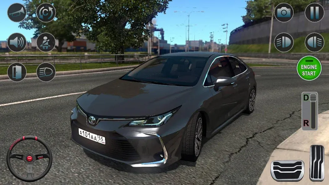 Fury Driving School: Car Game МОД/Взлом [Деньги, Монеты и Меню MOD] Screenshot 1
