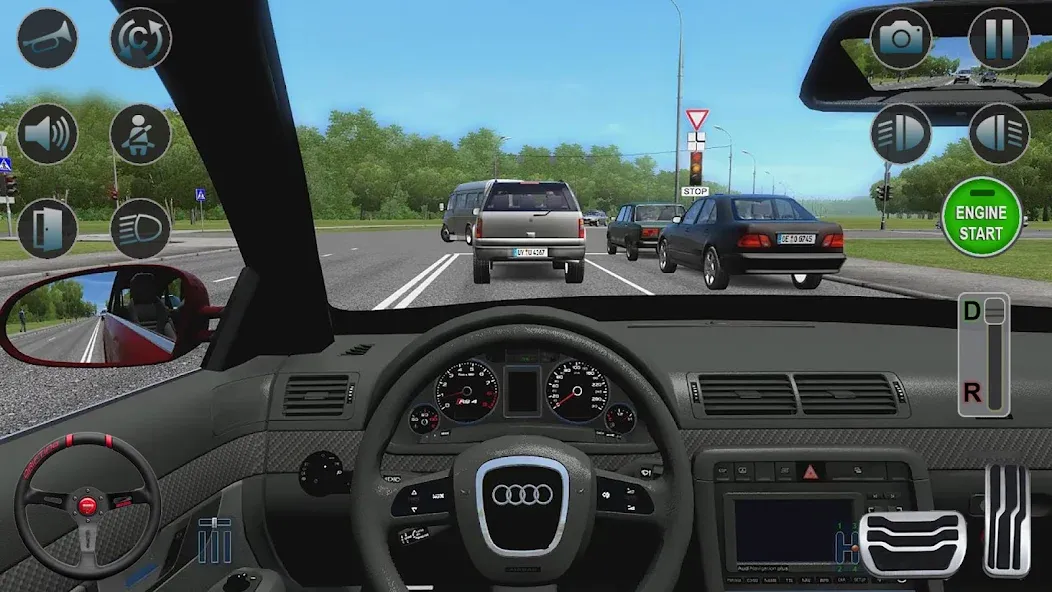 Fury Driving School: Car Game МОД/Взлом [Деньги, Монеты и Меню MOD] Screenshot 4