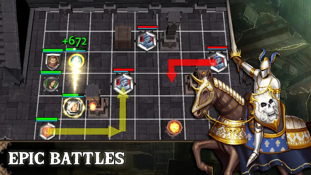 Demon God: Turn-Based Strategy (Херо Квест) МОД/Взлом [Все открыто, Дополнительные деньги и Меню MOD] Screenshot 1