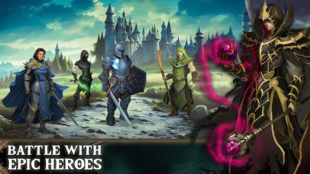 Demon God: Turn-Based Strategy (Херо Квест) МОД/Взлом [Все открыто, Дополнительные деньги и Меню MOD] Screenshot 3