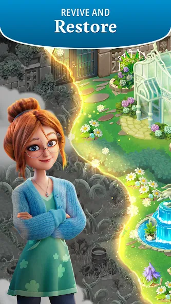 Merge Gardens (Мерж Гарденс) МОД/Взлом [Деньги, Монеты и Меню MOD] Screenshot 2