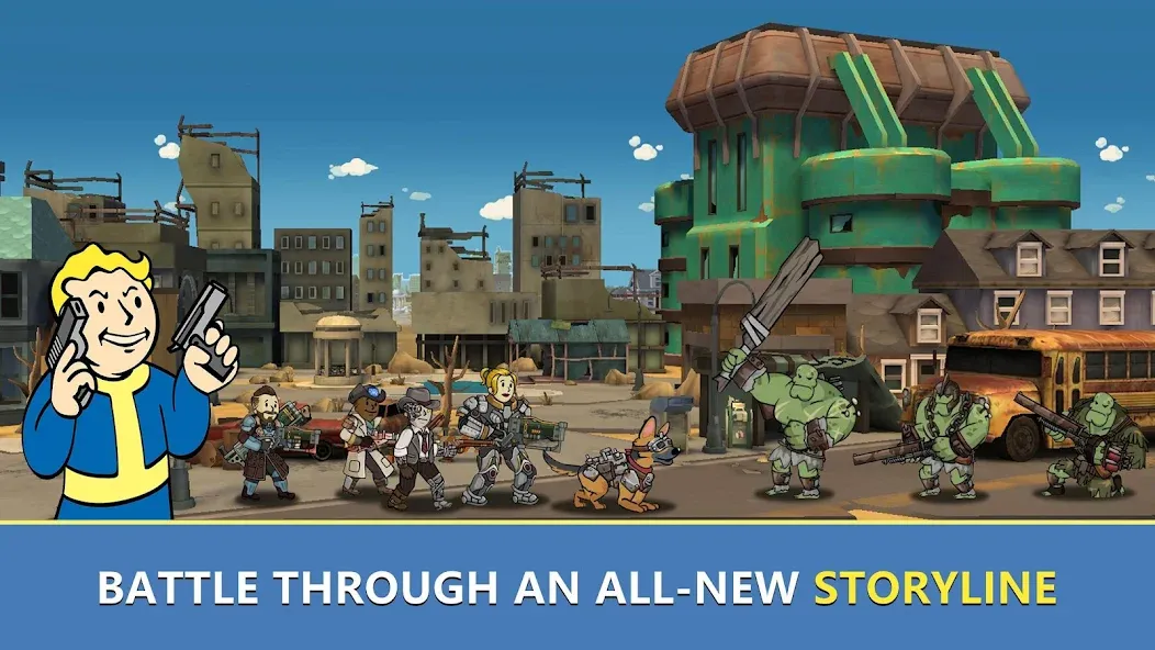 Fallout Shelter Online (Фоллаут Шелтер Онлайн) МОД/Взлом [Меню, Бесконечные монеты и Открытые уровни] Screenshot 2