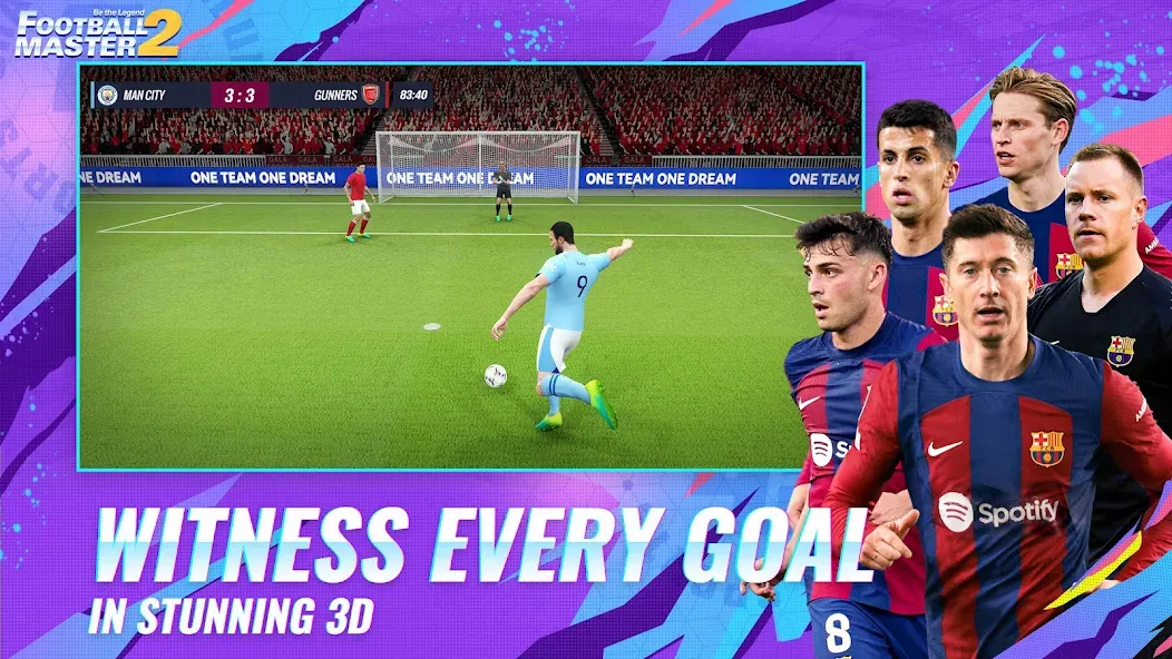 Football Master 2-Soccer Star (Футбол мастер 2) МОД/Взлом [Много денег, Монет и Все открыто] Screenshot 5