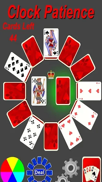 Clock Patience Solitaire (Клок Пэйшенс Солитер) МОД/Взлом [Меню, Бесконечные монеты и Открытые уровни] Screenshot 4