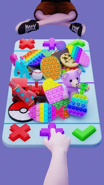 Fidget Trading - Poppit Game МОД/Взлом [Бесконечные деньги, Монеты и Мега MOD] Screenshot 1