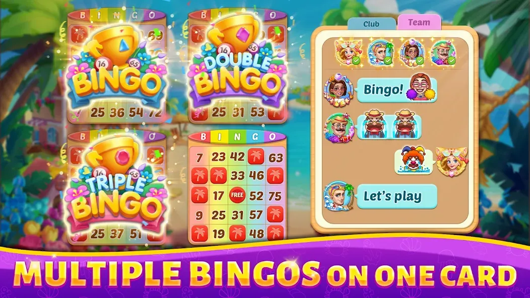 Bingo Rush - Club Bingo Games (Бинго Раш) МОД/Взлом [Меню, Бесконечные монеты и Открытые уровни] Screenshot 5