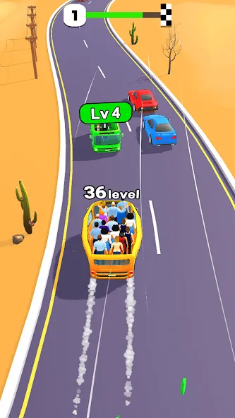 Level Up Bus (Левел Ап Бас) МОД/Взлом [Много денег, Монет и Все открыто] Screenshot 3