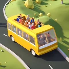 Скачать Level Up Bus со взломом на много денег для Android
