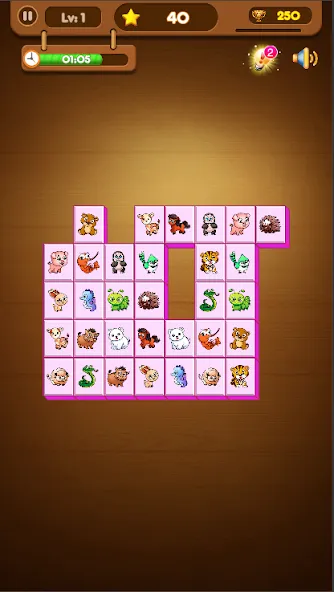 Onet Connect Animal Game (Онет Соединить Животные игра) МОД/Взлом [Все открыто, Дополнительные деньги и Меню MOD] Screenshot 5