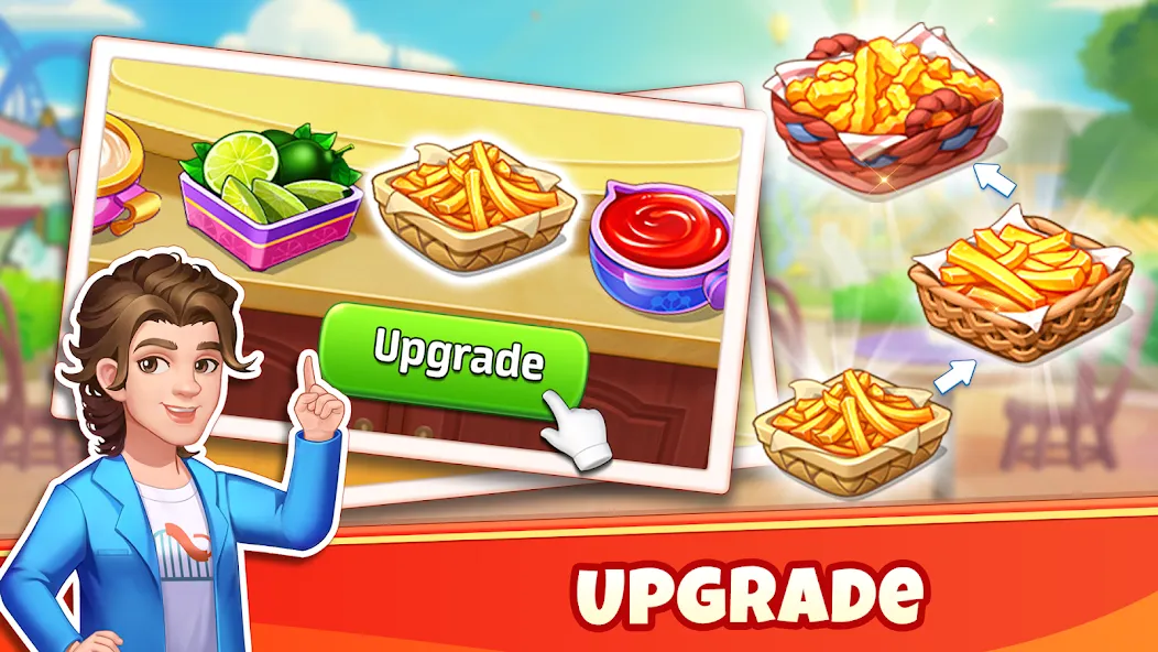 Cooking Wonder-Restaurant Game (Кукинг Вондер) МОД/Взлом [Меню, Бесконечные монеты и Открытые уровни] Screenshot 5