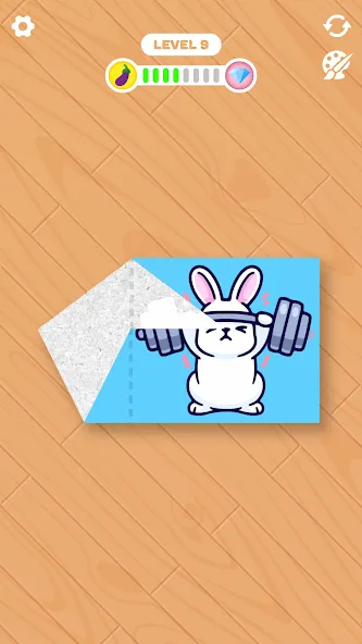 Paper Fold (Пэйпер Фолд) МОД/Взлом [Много монет, Открытые уровни и Мега MOD] Screenshot 1