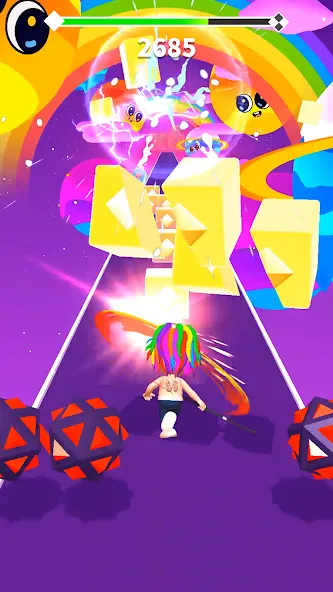 6ix9ine Runner (икс9айн Раннер) МОД/Взлом [Деньги, Монеты и Меню MOD] Screenshot 4