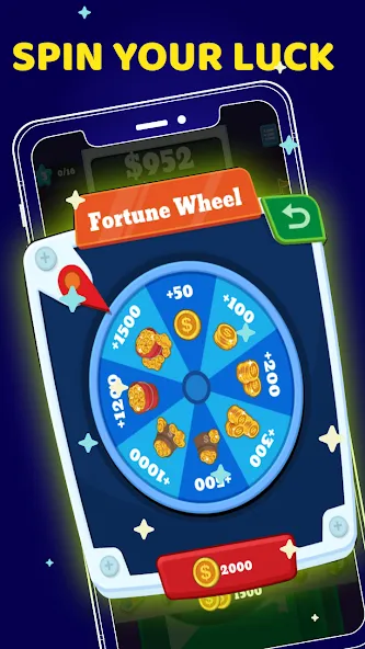 Money Clicker Game -Money Rain МОД/Взлом [Меню, Бесконечные монеты и Открытые уровни] Screenshot 2