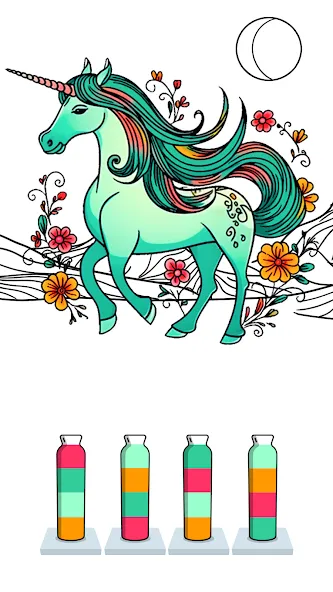 Sort Paint: Water Sort Puzzle (Сорт Пэйнт) МОД/Взлом [Меню, Бесконечные монеты и Открытые уровни] Screenshot 4