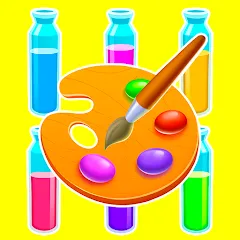 Скачать Sort Paint: Water Sort Puzzle Взлом (Много денег и без рекламы) на Android