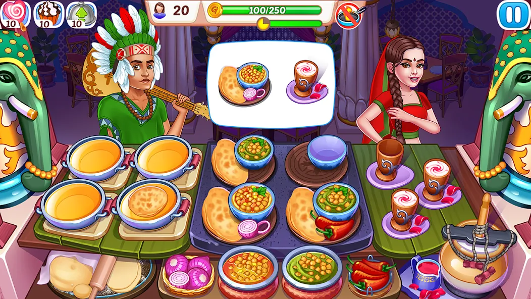 Cooking Event : Cooking Games (Кукинг Ивент) МОД/Взлом [Деньги, Монеты и Меню MOD] Screenshot 1