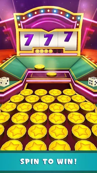 Coin Dozer: Casino (Коин Дозер) МОД/Взлом [Меню, Бесконечные монеты и Открытые уровни] Screenshot 3