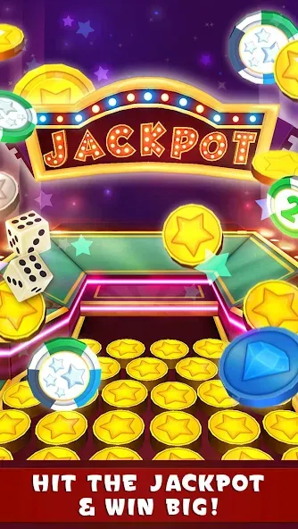 Coin Dozer: Casino (Коин Дозер) МОД/Взлом [Меню, Бесконечные монеты и Открытые уровни] Screenshot 4
