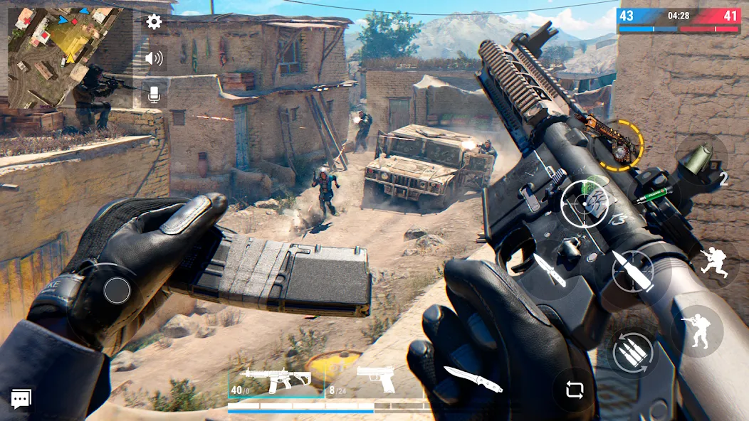 Modern Strike Online: PvP FPS (Модерн Страйк Онлайн) МОД/Взлом [Деньги, Монеты и Меню MOD] Screenshot 1